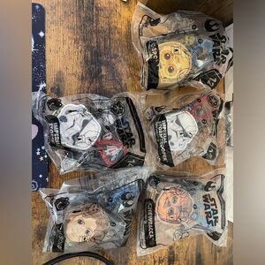 Disney McDonald’s Happy Meal toys. 5 Star Wars 2 Frozen. Never opened